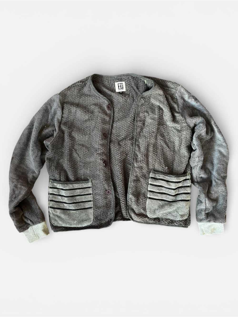 SUAY Remade Towel Jacket in Gray